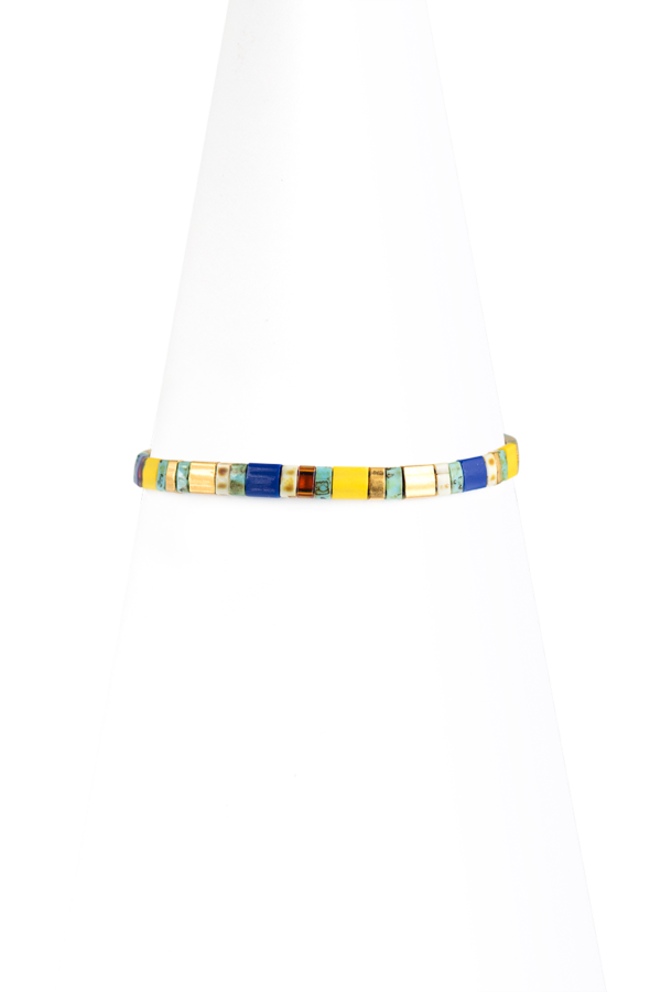 Pulsera cerámicas APU973 azul